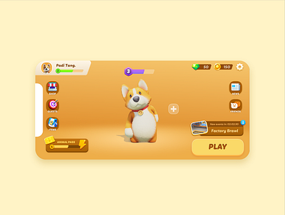 Party Animals Mobile animals game game ui party animals ui