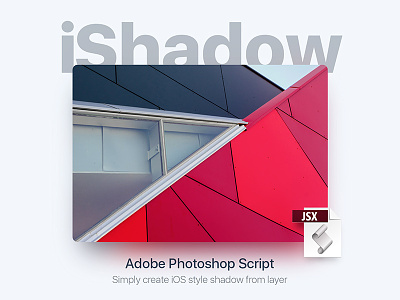 iShadow [Free PS script] free freebie ios javascript plugin shadow tools ui