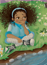 Alice detail alice in wonderland children illustration