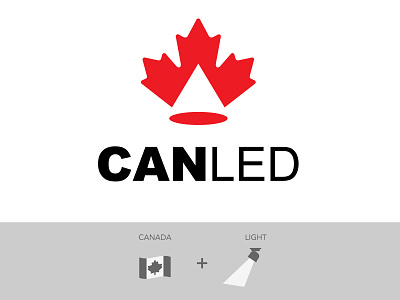 CANLED LOGO adobe branding canada design illustrator logo