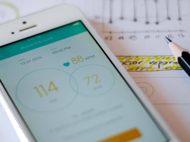 Blood Pressure Monitor App on Behance