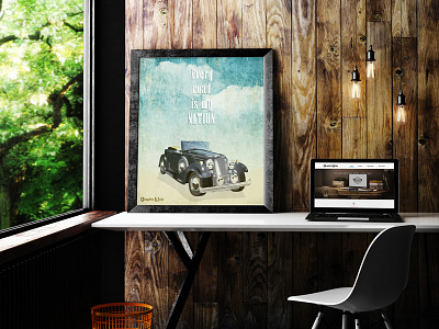 Retro poster adobe illustrator adobe photoshop classic desktop drawing graphic design india old school poster design retro rolls royce speed