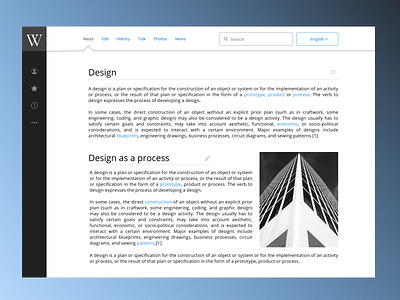 Wikipedia Redesign Concept app branding design graphic design icon illustration logo typography ui ux vector