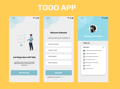 TODO APP app branding design graphic design logo product ui ux