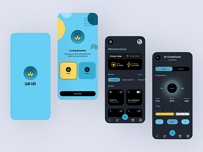 Smart Remote Application - Manage all your devices in one go!! app branding design graphic design illustration logo typography ui ux vector