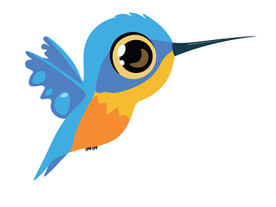 Bird bird design graphic design hummingbird illustarator illustration ui