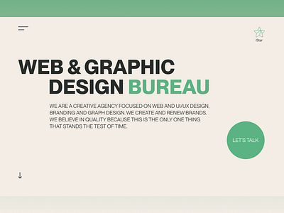 Redesign for a Design agency design logo redesign ui uiux uiux design ux web design