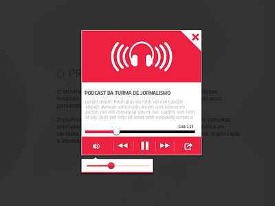 Audio Player Lightbox