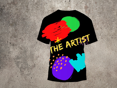 T-Shirt Design Template 3d branding design graphic design t shirt template