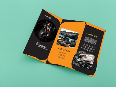 Tri-Fold Brochure Design Template design graphic design modern motion graphics template