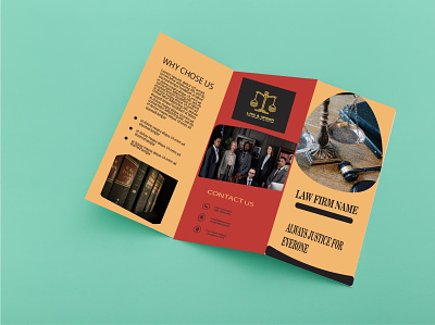Tri-Fold Brochure Design Template branding clean design graphic design modern motion graphics professional template tri fold