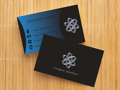 Business Card Design Template branding business card card corporate design graphic design motion graphics professional