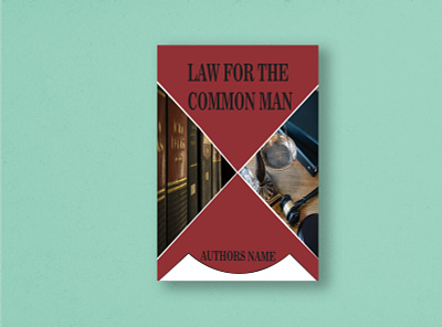 Law Book Cover Design Template book cover branding design graphic design law book cover modern template