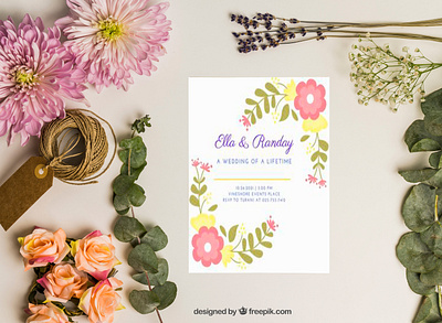 Wedding Invitation Card Design Template branding design graphic design modern motion graphics professional template