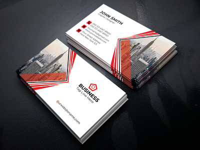 Business Card Design Template branding clean graphic design modern design professional template