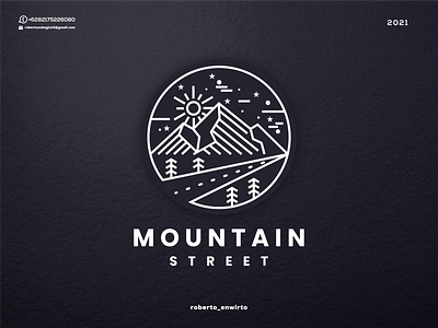 Mountain Street Logo animation branding design designer graphic design icon illustration logo logos mountain street vector
