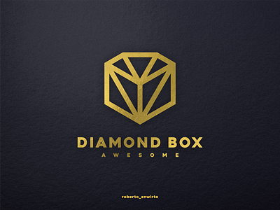 Diamond Box Awesome Logo animation awesome box branding design designer diamond graphic design illustration logo logos vector