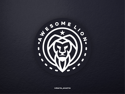 Awesome Lion Logo animation awesome branding design desiner graphic design illustration lion logo logos vector