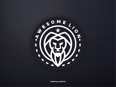 Awesome Lion Logo