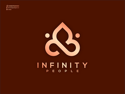 Infinity People Logo animation awesome branding cool creative design good graphic design icon illustration infinity logo logos people simple ui ux vector