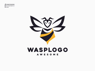 Wasp Logo animation branding cool design designer good graphic design icon illustration logo logos vector wasp