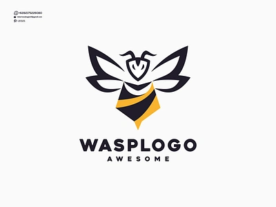 Wasp Logo animation branding cool design graphic design icon illustration letter logo logos motion graphics nice vector wasp