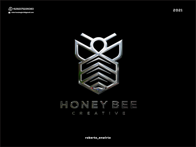 Honey Bee Creative Logo animation awesome bee branding cool design graphic design icon illustration logo logos nice ui ux vector