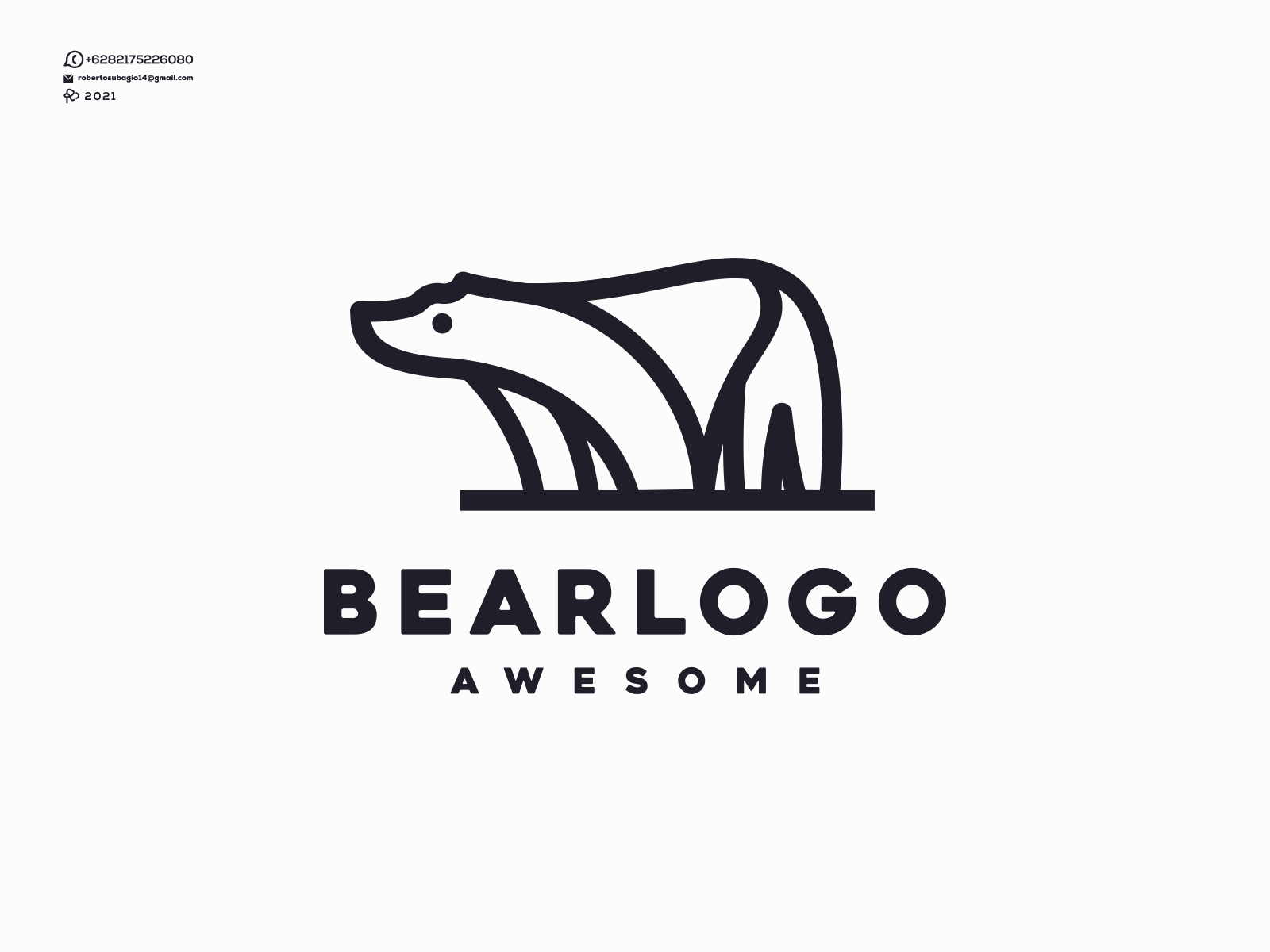 Bear Logo by robertos_enwirto on Dribbble