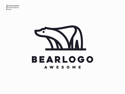 Bear Logo animation awesome bear branding cool design good graphic design icon illustration logo logos nice ui ux vector