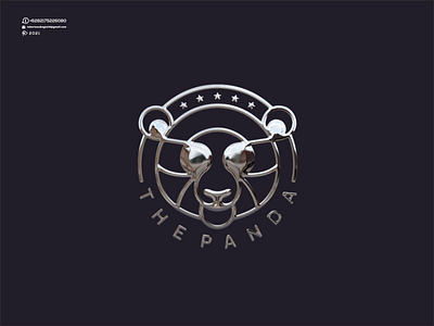 The Panda Logo animation branding cool design designer good graphic design icon illustration logo logo design logos nice the panda vector
