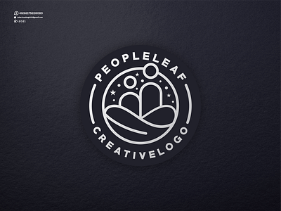 People Leaf Creative Logo animation branding cool creative design desinger good graphic design icon illustration leaf logo logos nice people vector