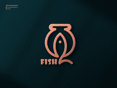 Fish Logo animation awesome branding cool design fish fish logo graphic design icon illustration line fish logo logos nice ui ux vector