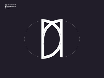 Monogram DM Logo . animation awesome branding cool design dm graphic design icon illustration letter logo logos monogram nice ui ux vector