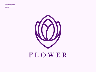 Flower Logo . animation branding cool design graphic design icon illustration infinity infinity logo logo logos nice simple ui ux vector