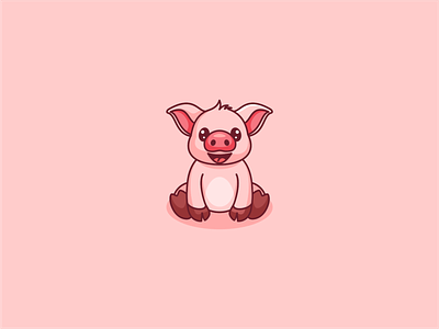 pig mascot design