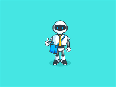 robot mascot design