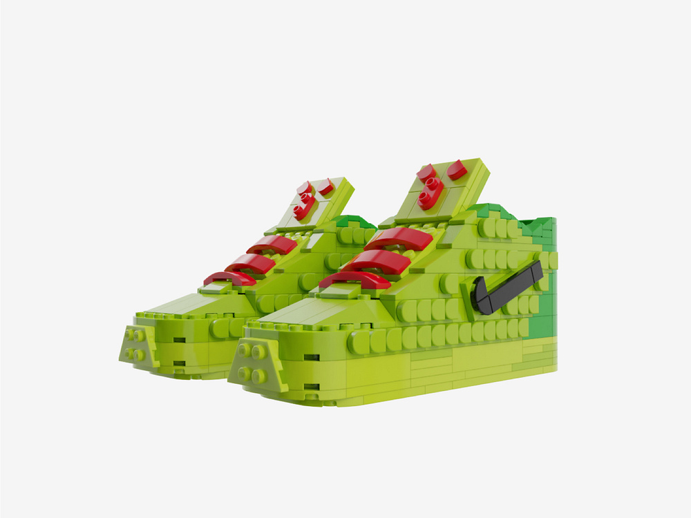 Bricks Kicks Kobe 6 "Grinch" Collectible Kit by Kwaku Amuti on Dribbble