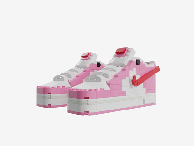Bricks Kicks Air Force 1 "Love Letter" Collectible Kit 3d air force 1 collectibles design lego model nike toys