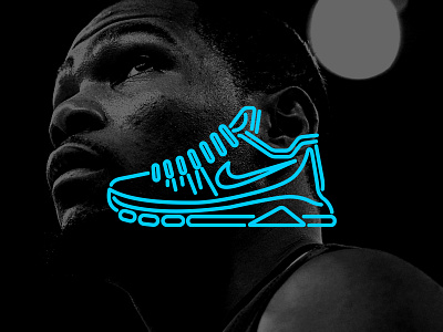 KD8 Line Icon design durant icon illustration sneakons