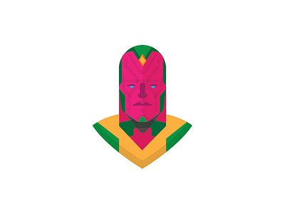 Vision (Civil War) civil war design heroes illustration marvel vision