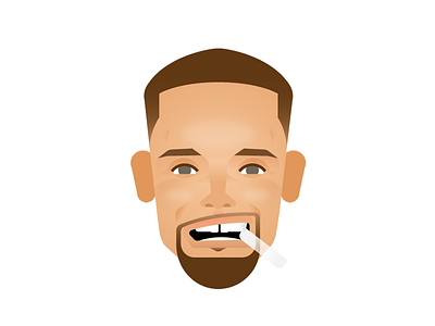 Steph Curry 2016 basketball design emoji golden state illustration nba finals sports steph steph curry