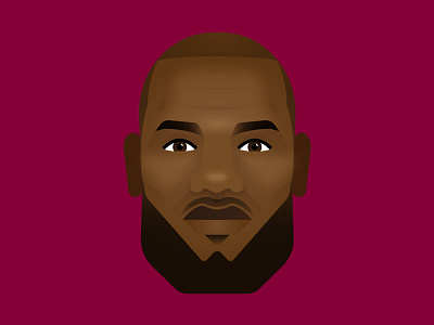 LeBron James by Kwaku Amuti on Dribbble