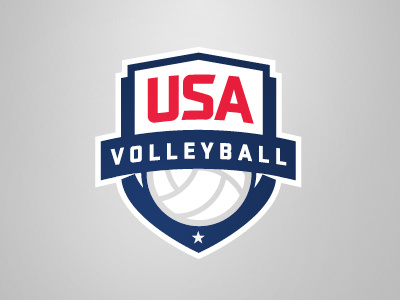 USA Volleyball brand id concept design