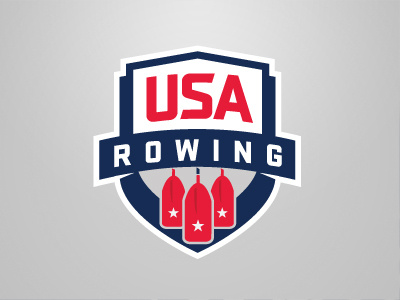 USA Rowing brand identity concept design