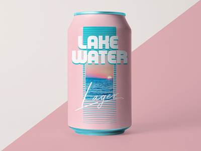 Summer Brew Set (2 of 3) active beer beer can beer can design boating branding can can design clean design drink energy lake lake erie logo midwest ohio summer sun water