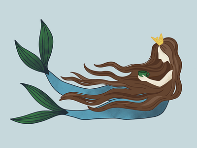 Siren coffee illustration mermaid procreate siren starbucks