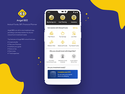Angel BEE - Mutual Funds, SIP, Financial Planner Dashboard