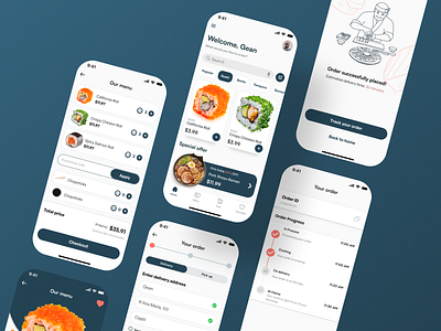 Tokyohome - Japanese Food Delivery App app app design case study delivery delivery app design food delivery food delivery app illustration japanese japanese food logo mobile design ui ui design uxdesign