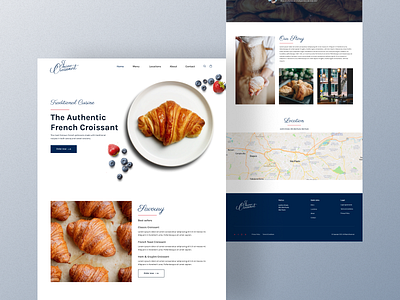 J'aime Croissant Website