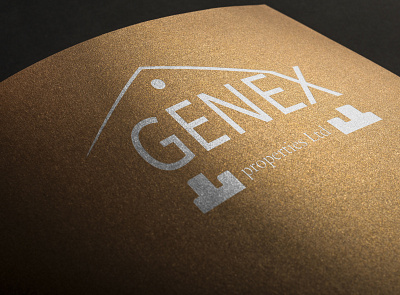 Genex azfahim company logo genex logo logo design real state state